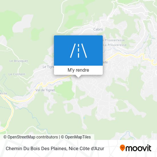 Chemin Du Bois Des Plaines plan