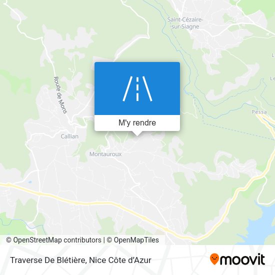 Traverse De Blétière plan