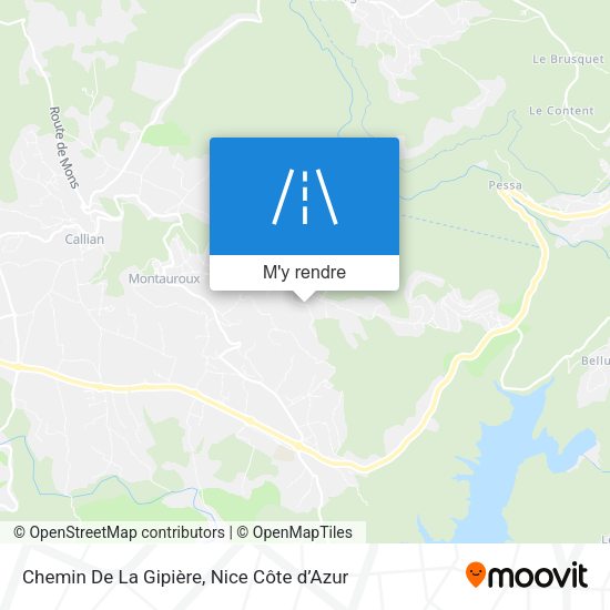 Chemin De La Gipière plan