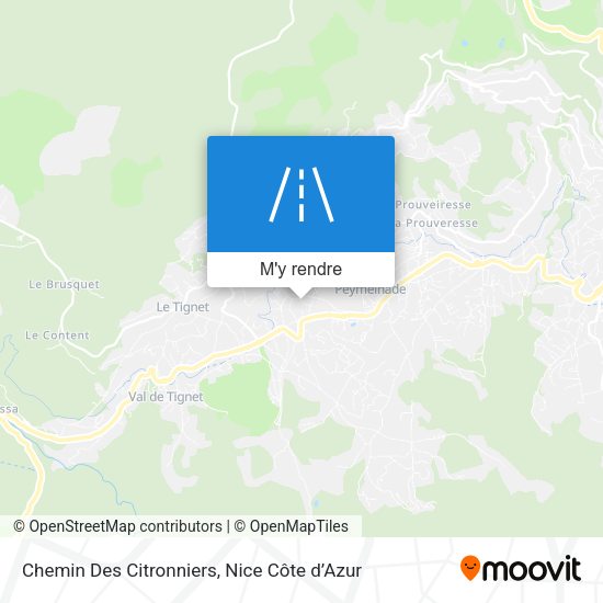 Chemin Des Citronniers plan