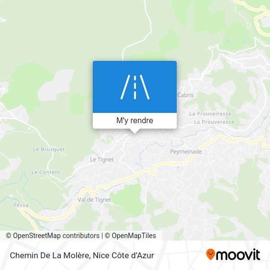 Chemin De La Molère plan