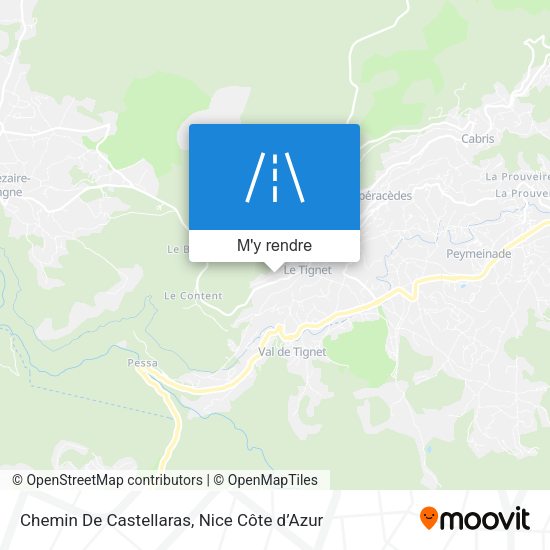 Chemin De Castellaras plan