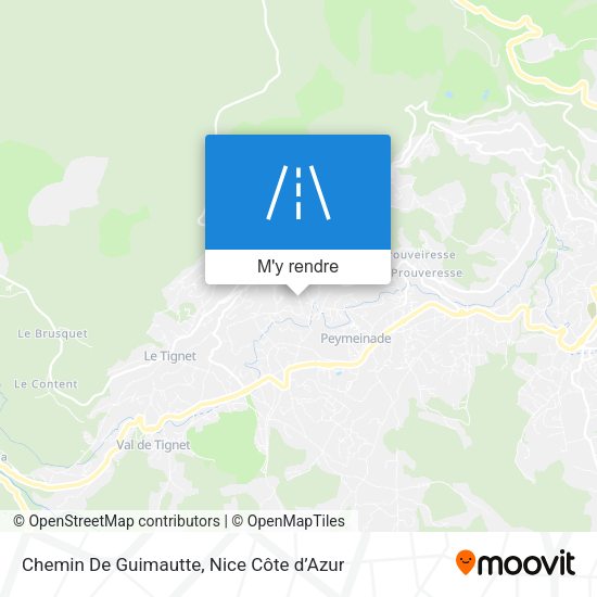 Chemin De Guimautte plan