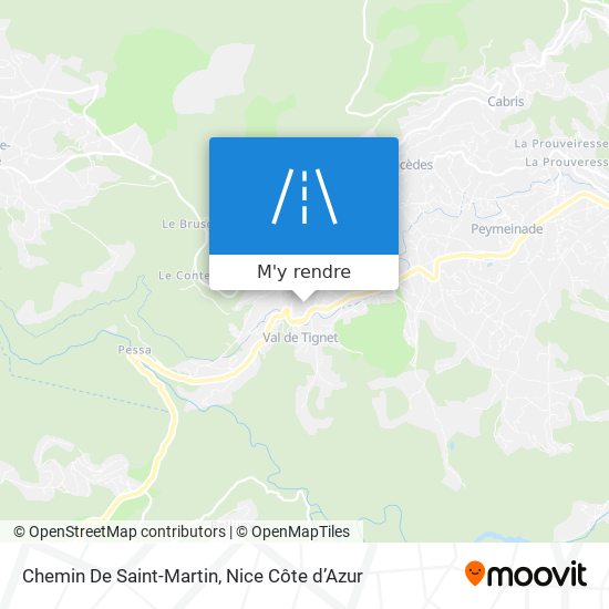 Chemin De Saint-Martin plan