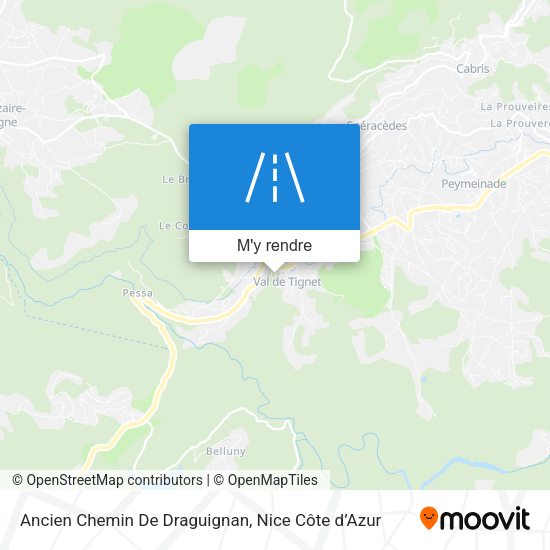 Ancien Chemin De Draguignan plan