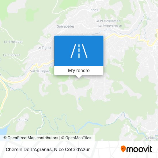 Chemin De L'Agranas plan