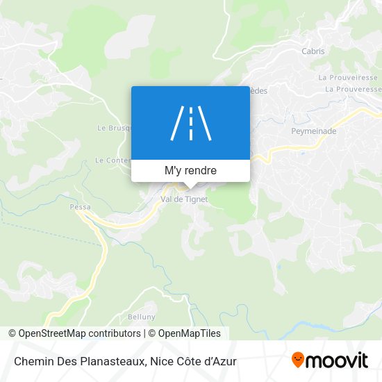 Chemin Des Planasteaux plan