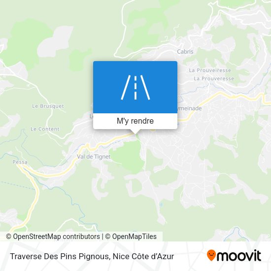 Traverse Des Pins Pignous plan