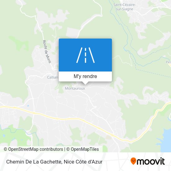 Chemin De La Gachette plan