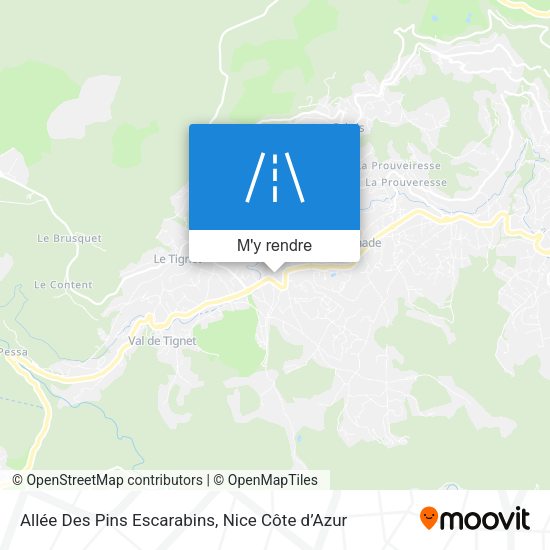 Allée Des Pins Escarabins plan