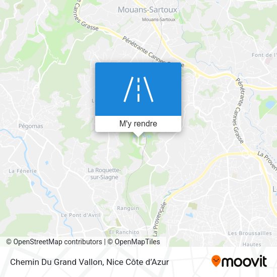 Chemin Du Grand Vallon plan