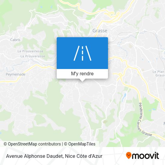 Avenue Alphonse Daudet plan