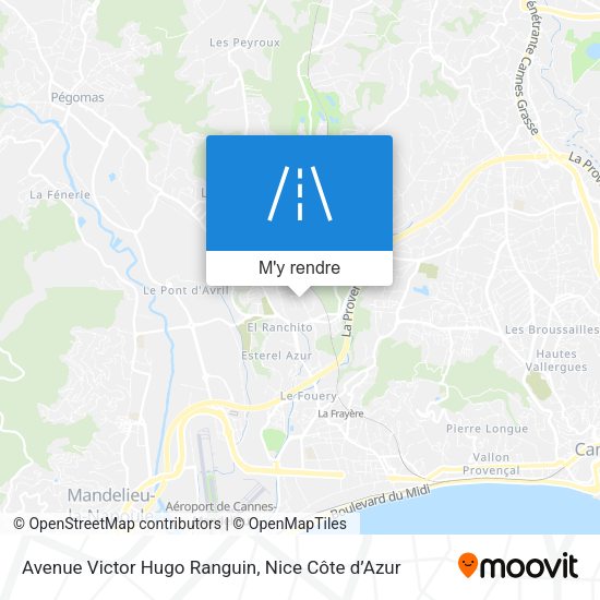 Avenue Victor Hugo Ranguin plan