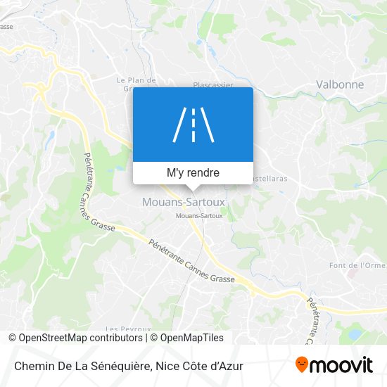 Chemin De La Sénéquière plan