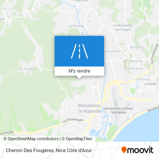 Chemin Des Fougères plan
