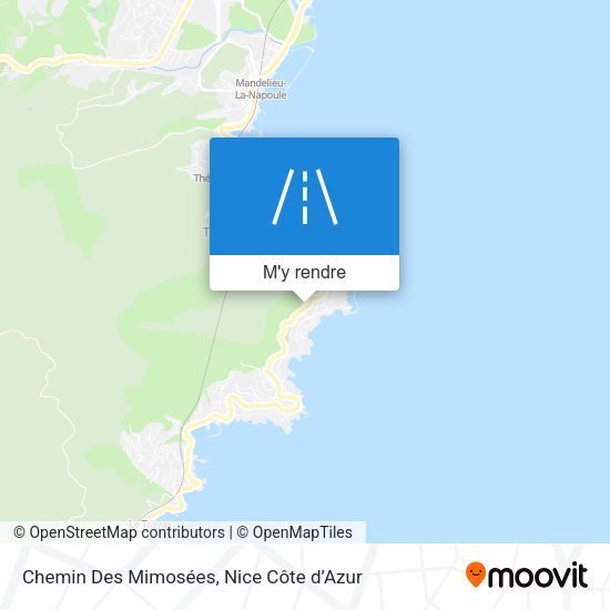 Chemin Des Mimosées plan