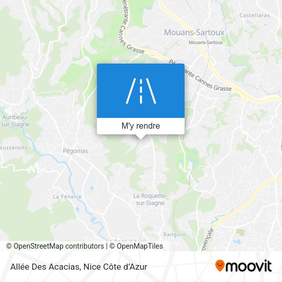 Allée Des Acacias plan