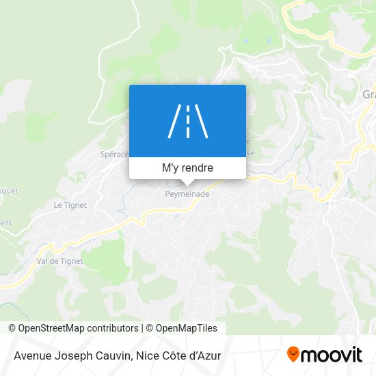 Avenue Joseph Cauvin plan