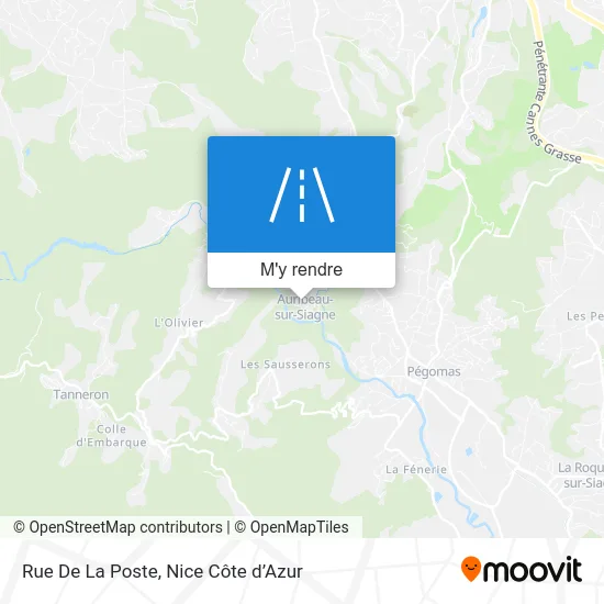 Rue De La Poste plan