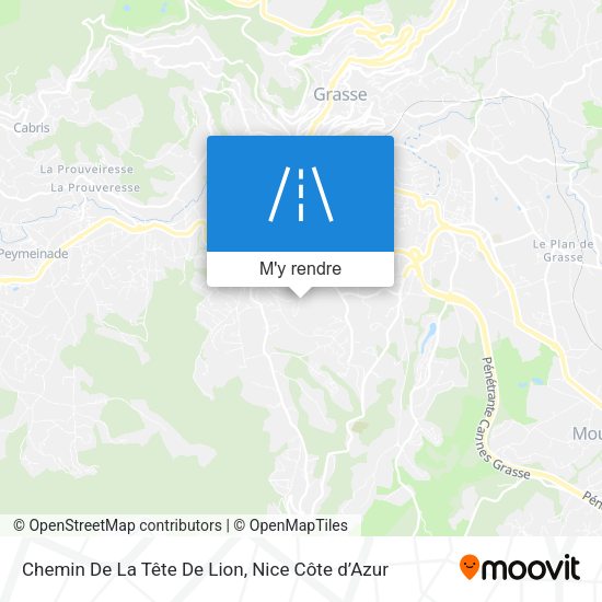 Chemin De La Tête De Lion plan