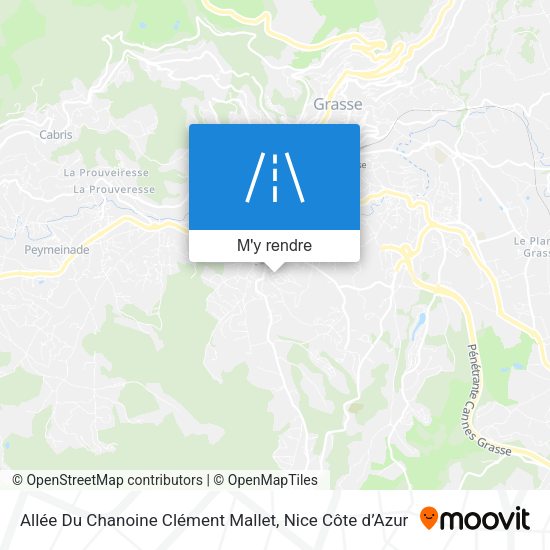Allée Du Chanoine Clément Mallet plan