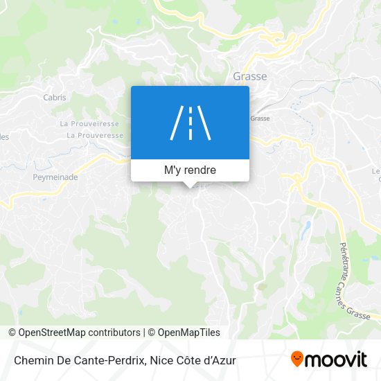 Chemin De Cante-Perdrix plan
