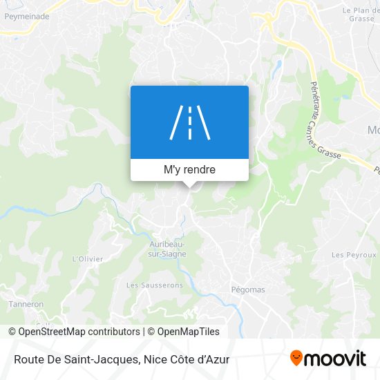 Route De Saint-Jacques plan
