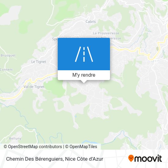 Chemin Des Bérenguiers plan