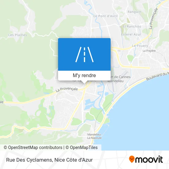 Rue Des Cyclamens plan