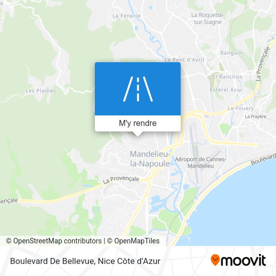 Boulevard De Bellevue plan