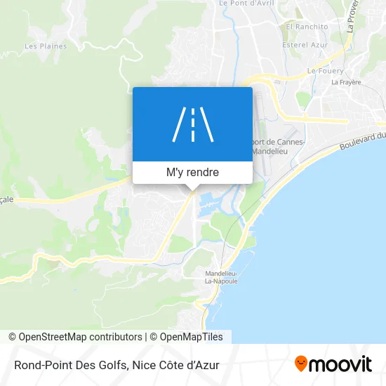 Rond-Point Des Golfs plan