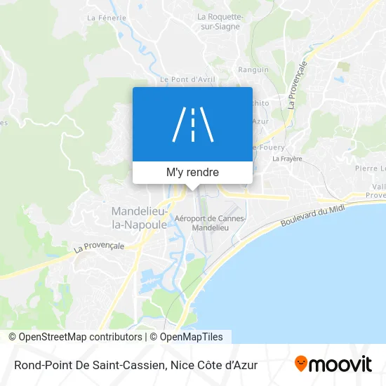 Rond-Point De Saint-Cassien plan