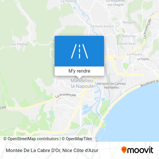 Montée De La Cabre D'Or plan