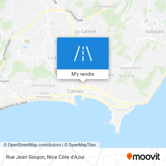 Rue Jean Goujon plan