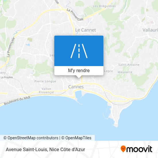 Avenue Saint-Louis plan