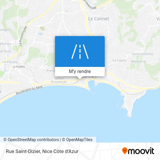 Rue Saint-Dizier plan