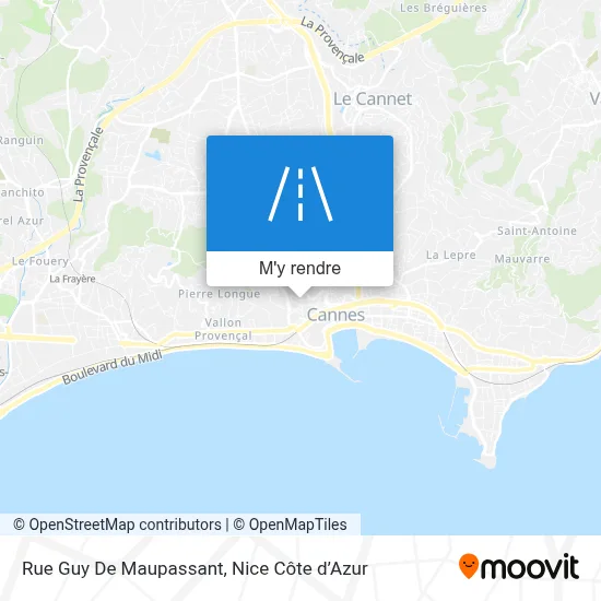 Rue Guy De Maupassant plan