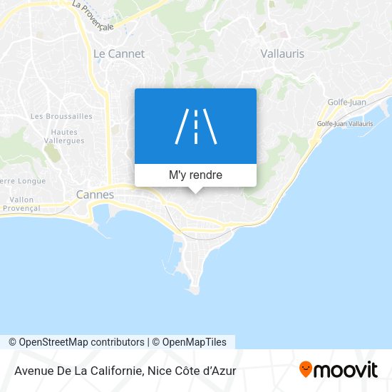 Avenue De La Californie plan