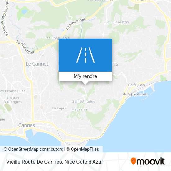 Vieille Route De Cannes plan