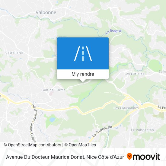 Avenue Du Docteur Maurice Donat plan