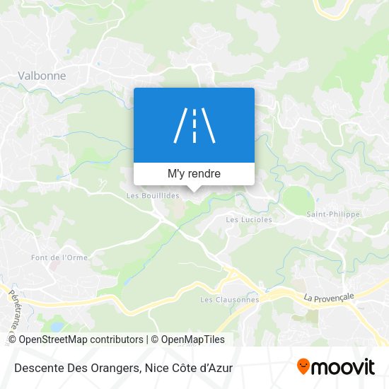Descente Des Orangers plan