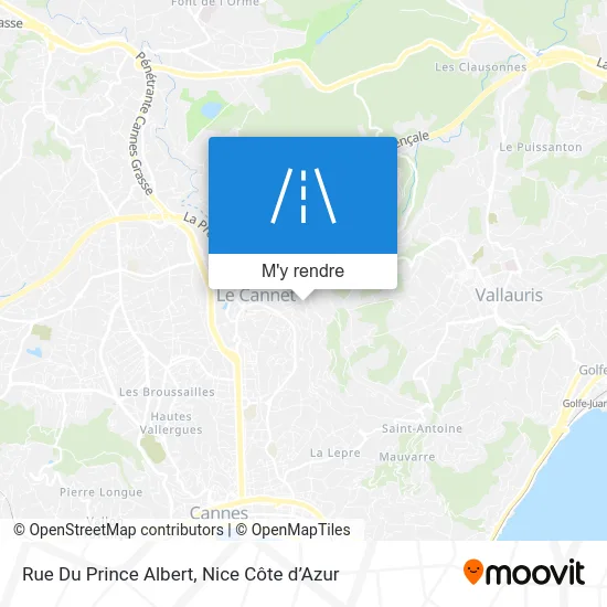 Rue Du Prince Albert plan