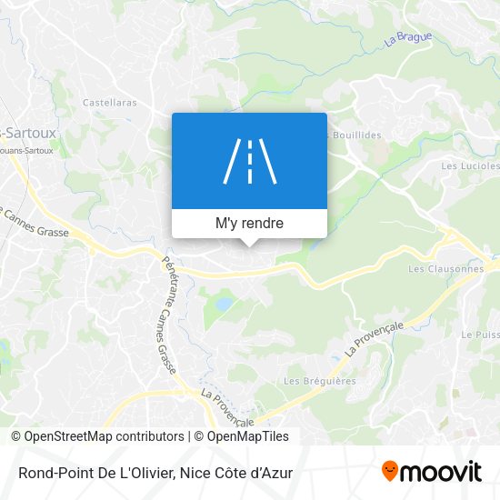 Rond-Point De L'Olivier plan