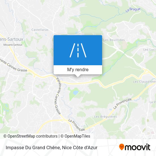 Impasse Du Grand Chêne plan