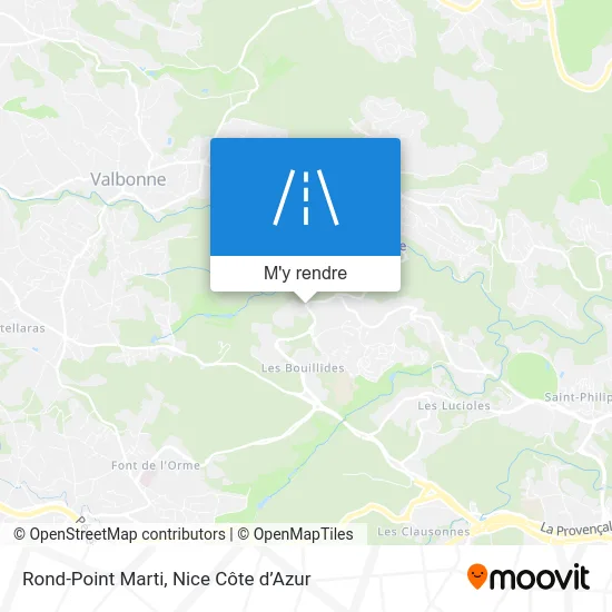 Rond-Point Marti plan