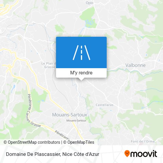 Domaine De Plascassier plan