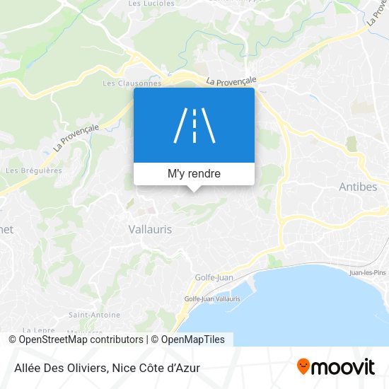 Allée Des Oliviers plan