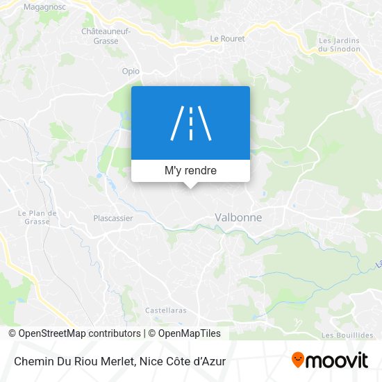 Chemin Du Riou Merlet plan