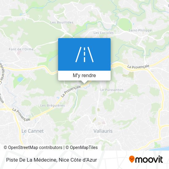 Piste De La Médecine plan
