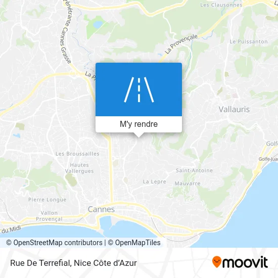 Rue De Terrefial plan